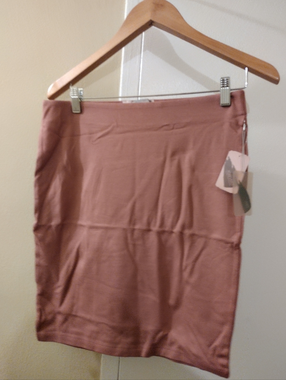 Forever 21 Mauve Stretch Pencil Skirt